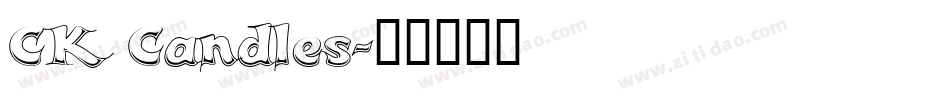 CK Candles字体转换